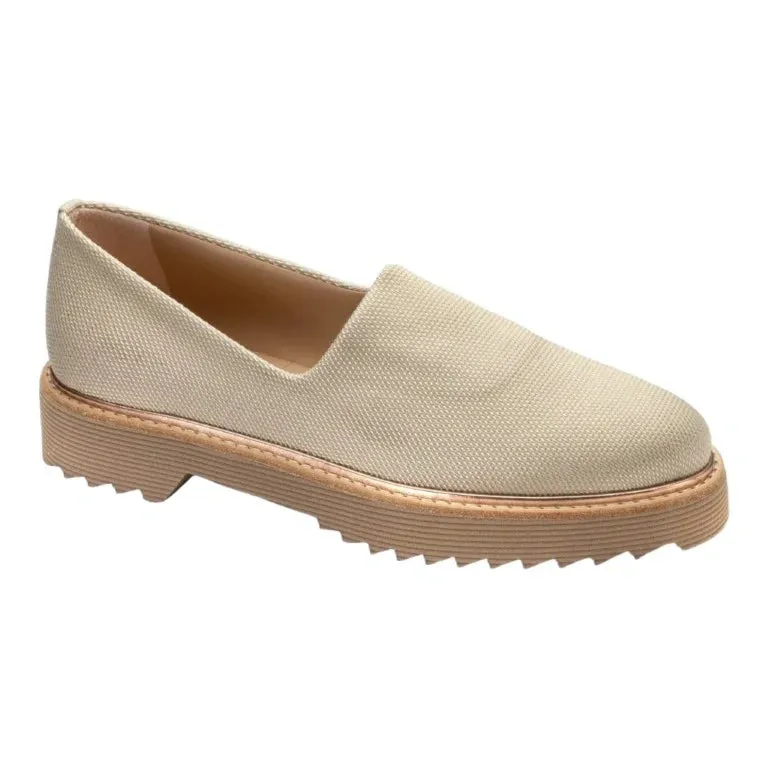 49964 - Beige Micro Slip On for Teen/Women by Pretty Ballerinas