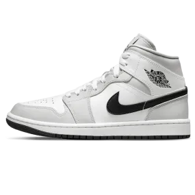 Air Jordan 1 Mid Wmns 'Light Smoke Grey'