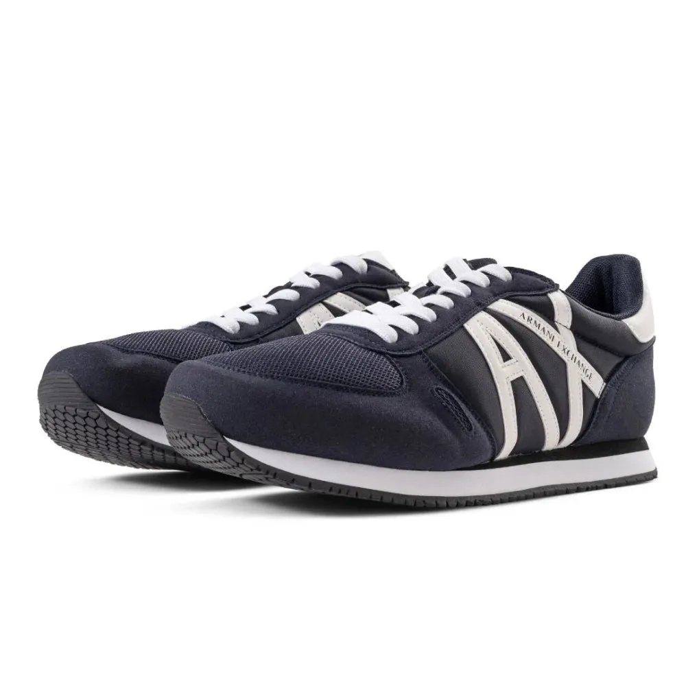 ARMANI EXCHANGE Logo Lace-Up XUX017 Sneakers - DRKNVY