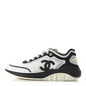 CHANEL CC CALFSKIN MESH LYCRA SNEAKERS