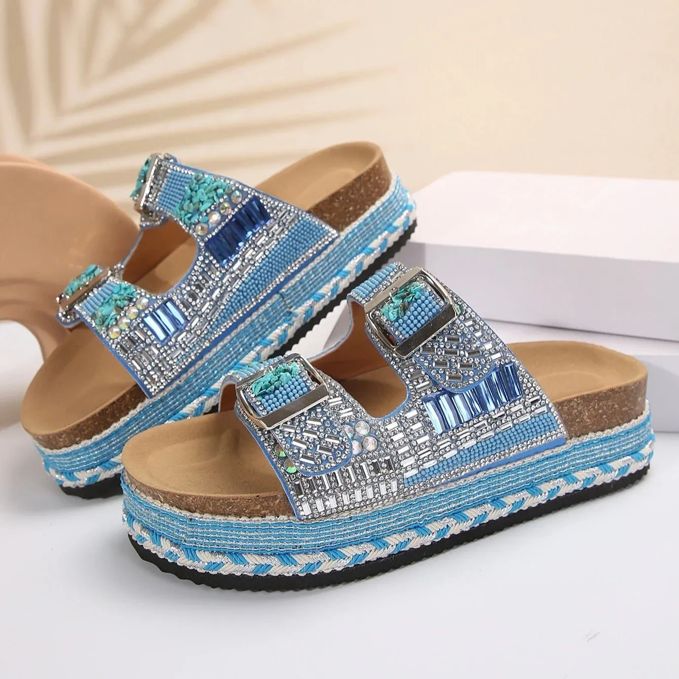 Chic Platform Flip Flops for Women