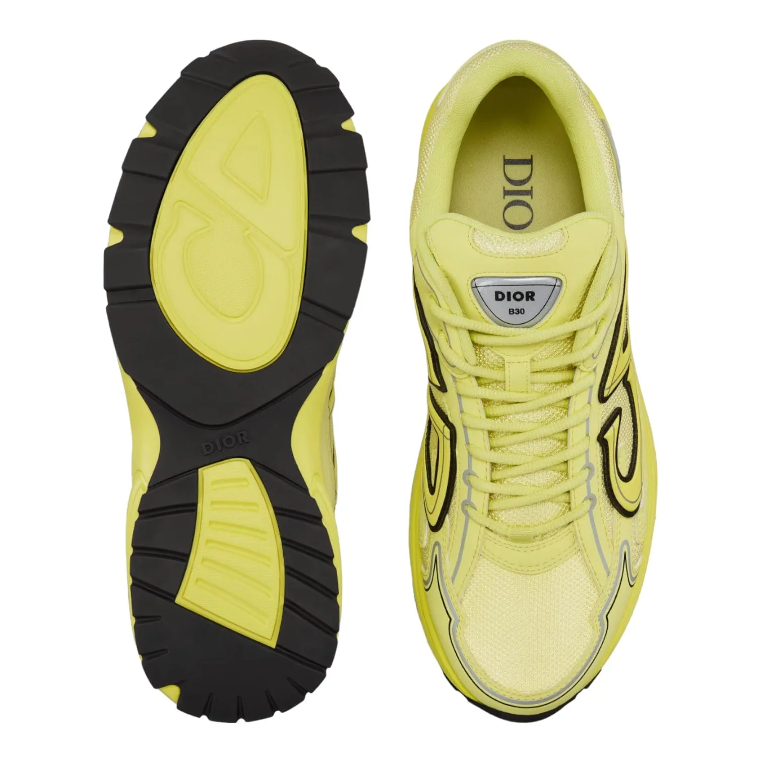 Dior B30 Trainer Neon Yellow