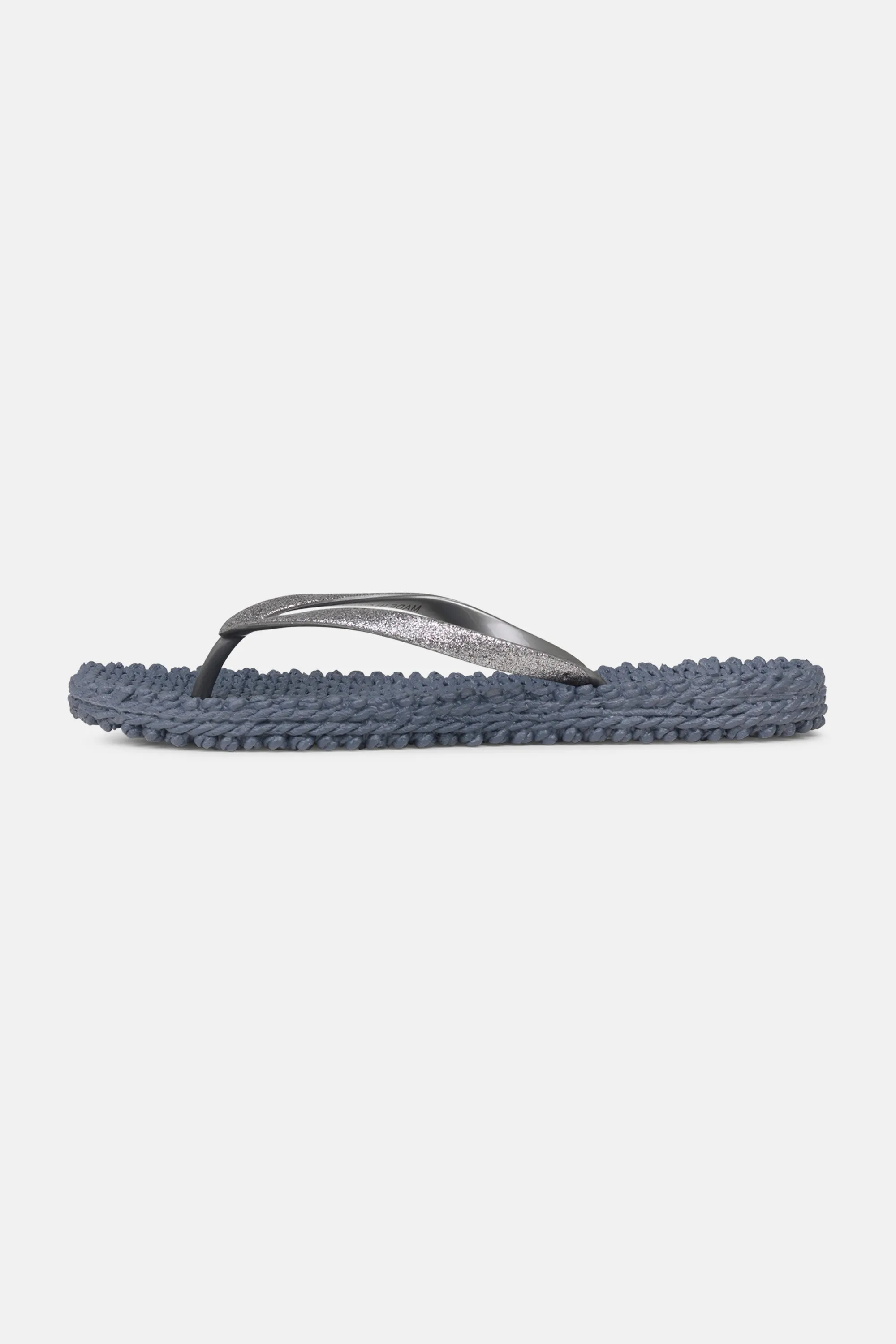 Flip Flop With Glitter - Grey