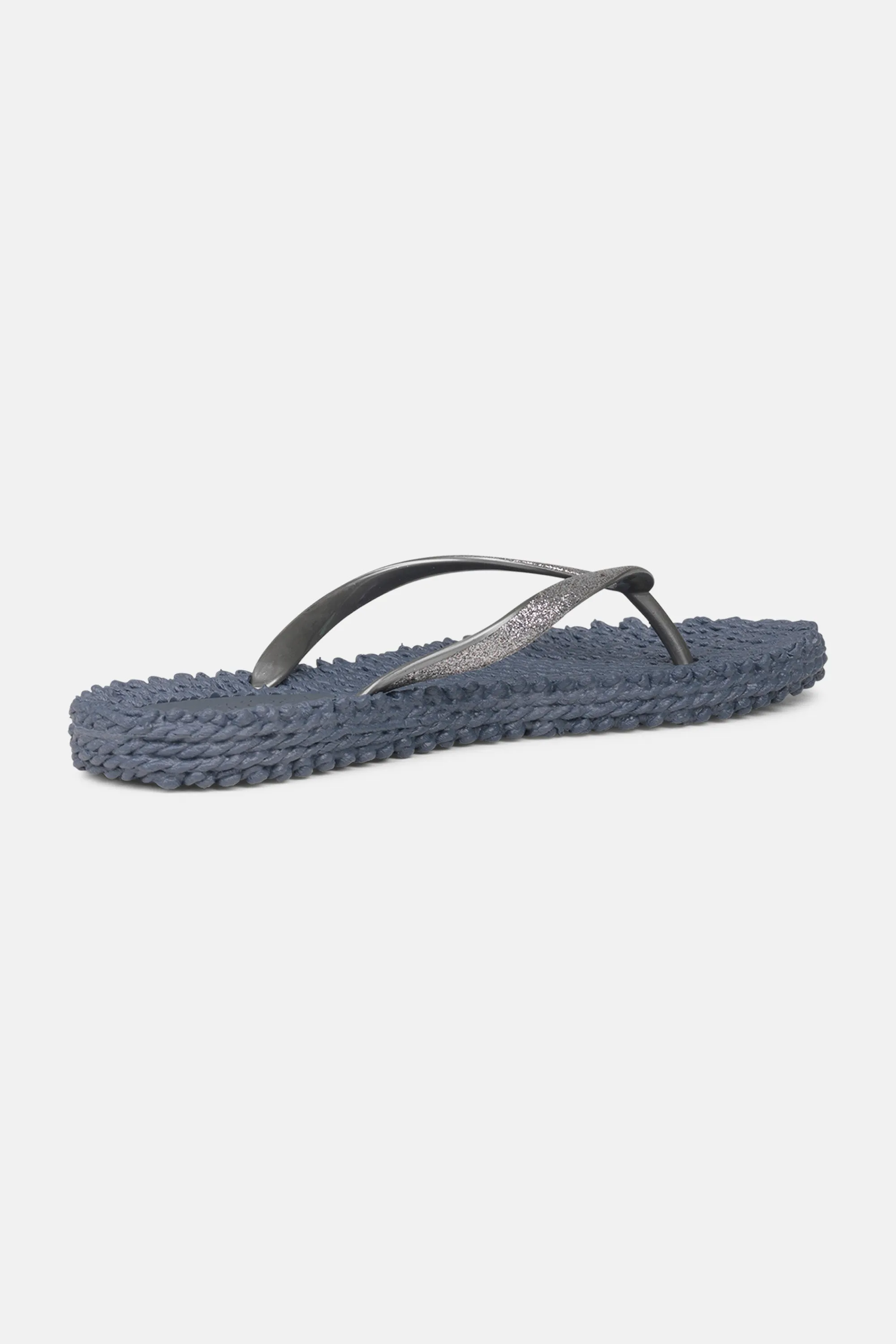 Flip Flop With Glitter - Grey