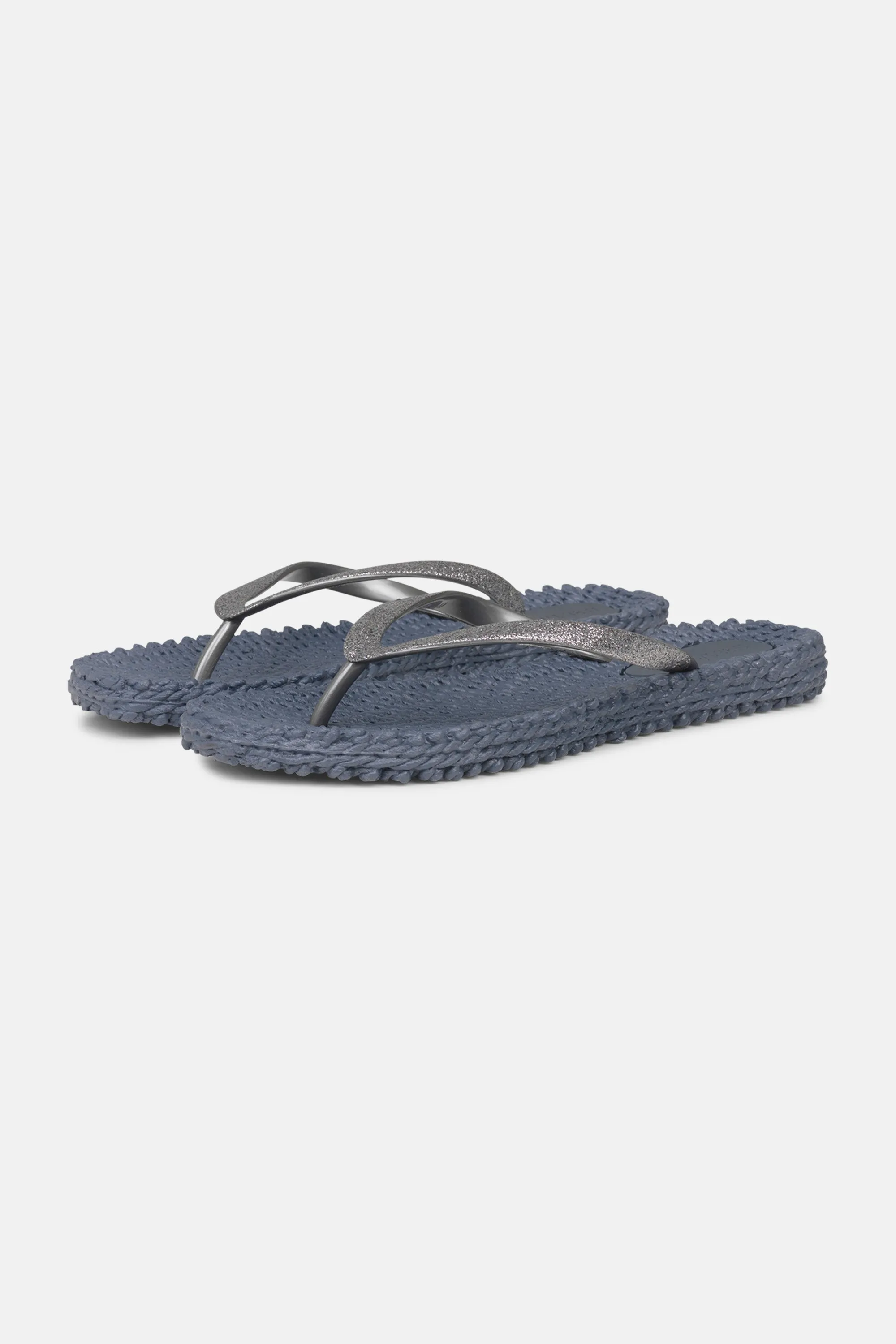 Flip Flop With Glitter - Grey