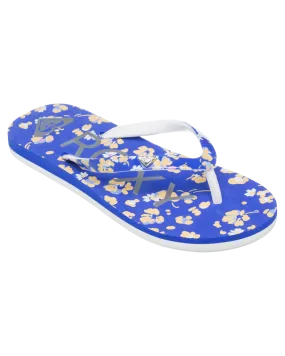 Girls Pebbles VII Flip Flops in Dazzling Blue