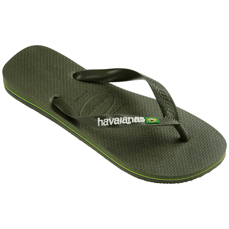 Havaianas Unisex Brazil Logo Green