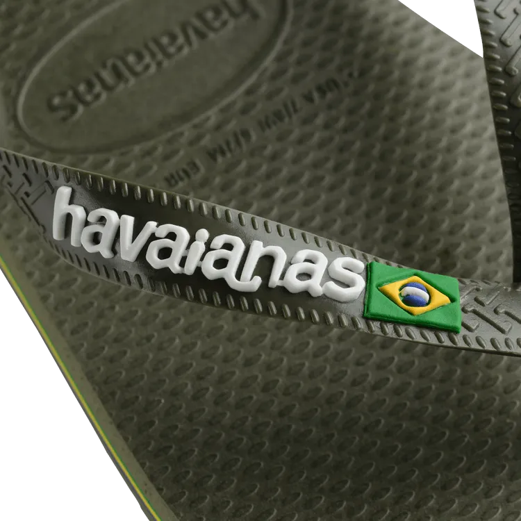 Havaianas Unisex Brazil Logo Green