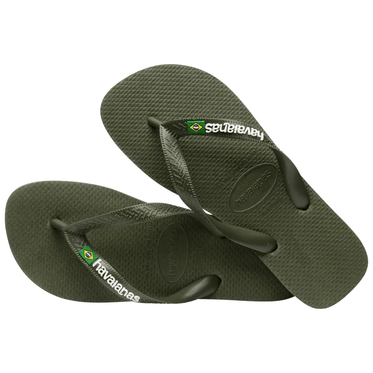 Havaianas Unisex Brazil Logo Green