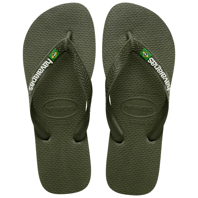 Havaianas Unisex Brazil Logo Green