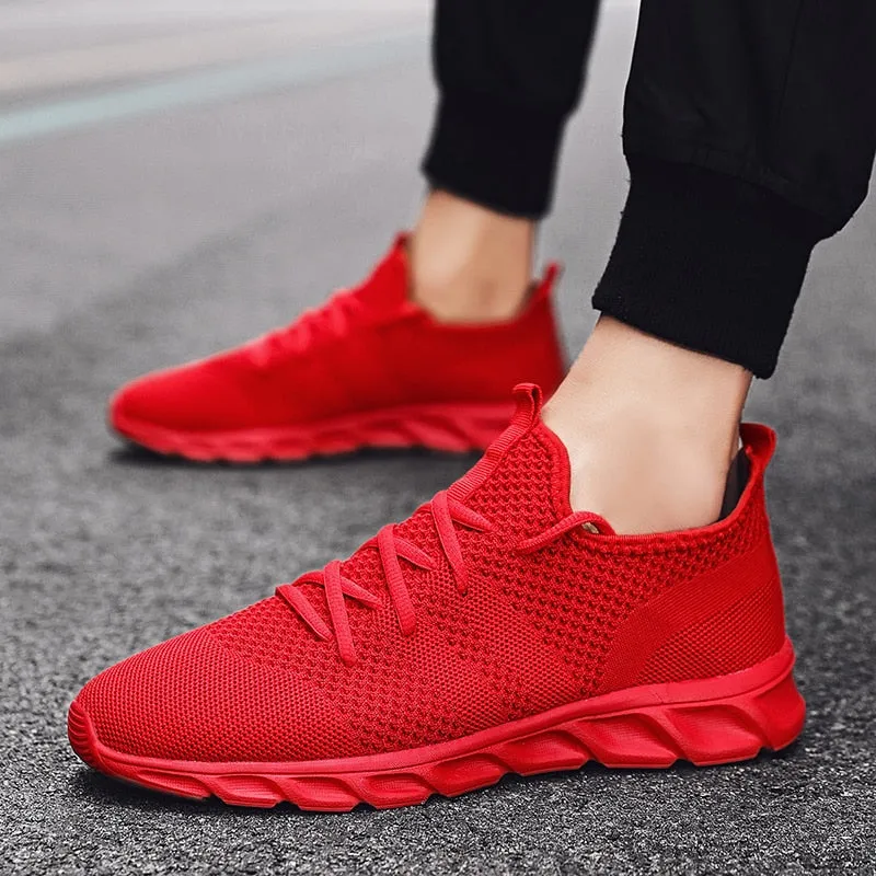 Hnzxzm Men Shoes Plus Size 47 Men Casual Shoes 2020 Summer High Quality Mesh Sneakers Lightweight Breathable Male Trainers 48