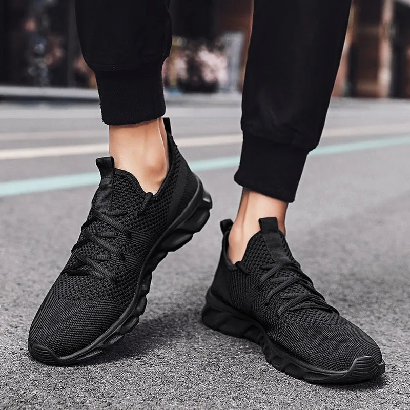 Hnzxzm Men Shoes Plus Size 47 Men Casual Shoes 2020 Summer High Quality Mesh Sneakers Lightweight Breathable Male Trainers 48