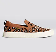 IBI SLIP-ON Leopard Print Knit Sneaker Women