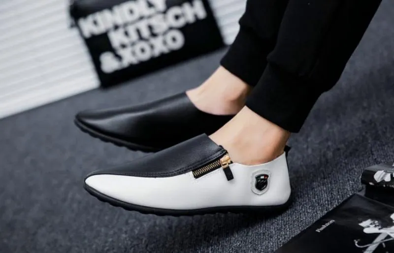 Men's Spring/Autumn Casual Leather Breathable Loafers