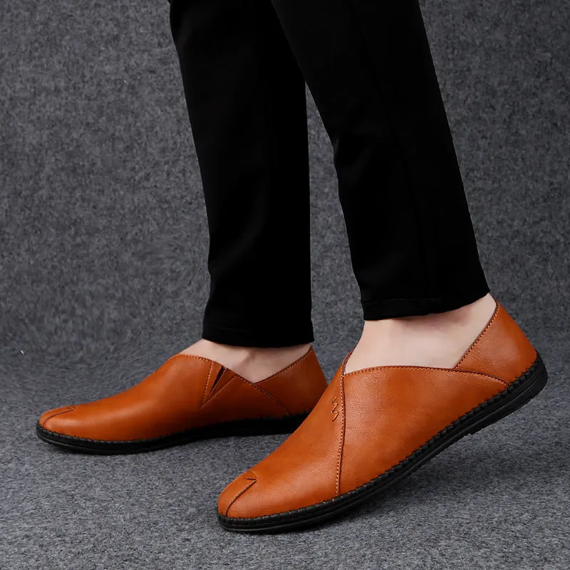 Men's Summer/Spring Casual Breathable Leather Loafers