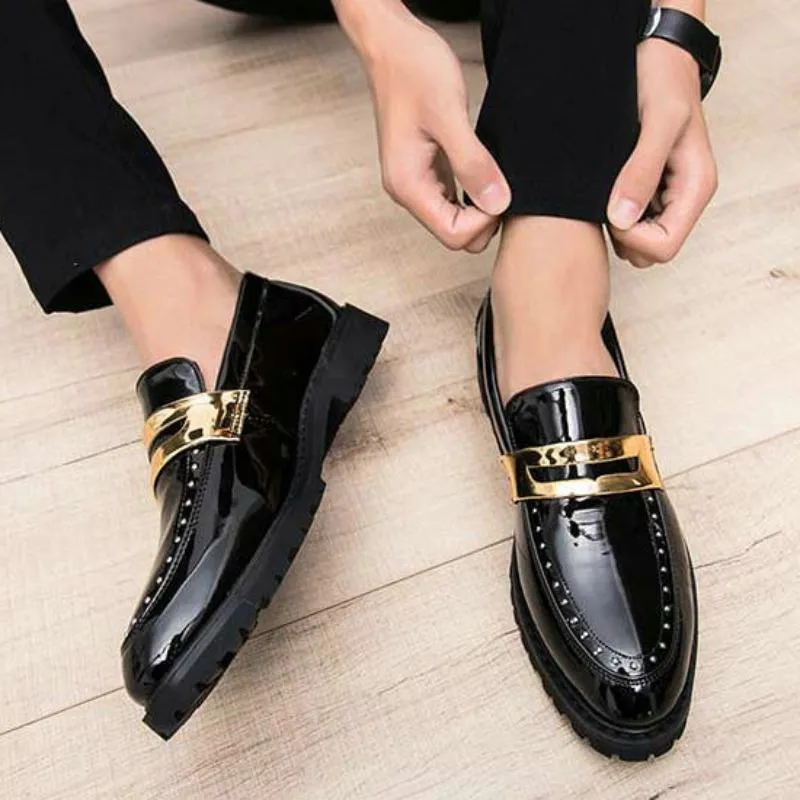 Men's Wedding Leather Loafers