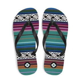 Mexican Aztec Flip Flops