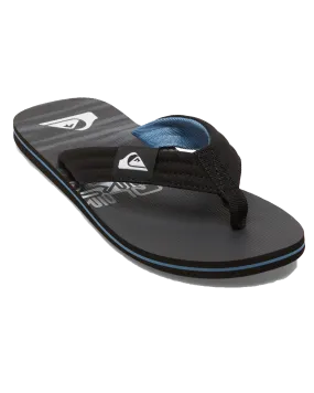 Molokai Layback II Flip Flops in Black 3