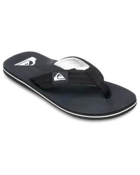 Molokai Layback II Flip Flops in Black Connect