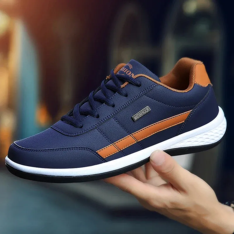 OB Pu Leather Breathable Leisure Sneakers