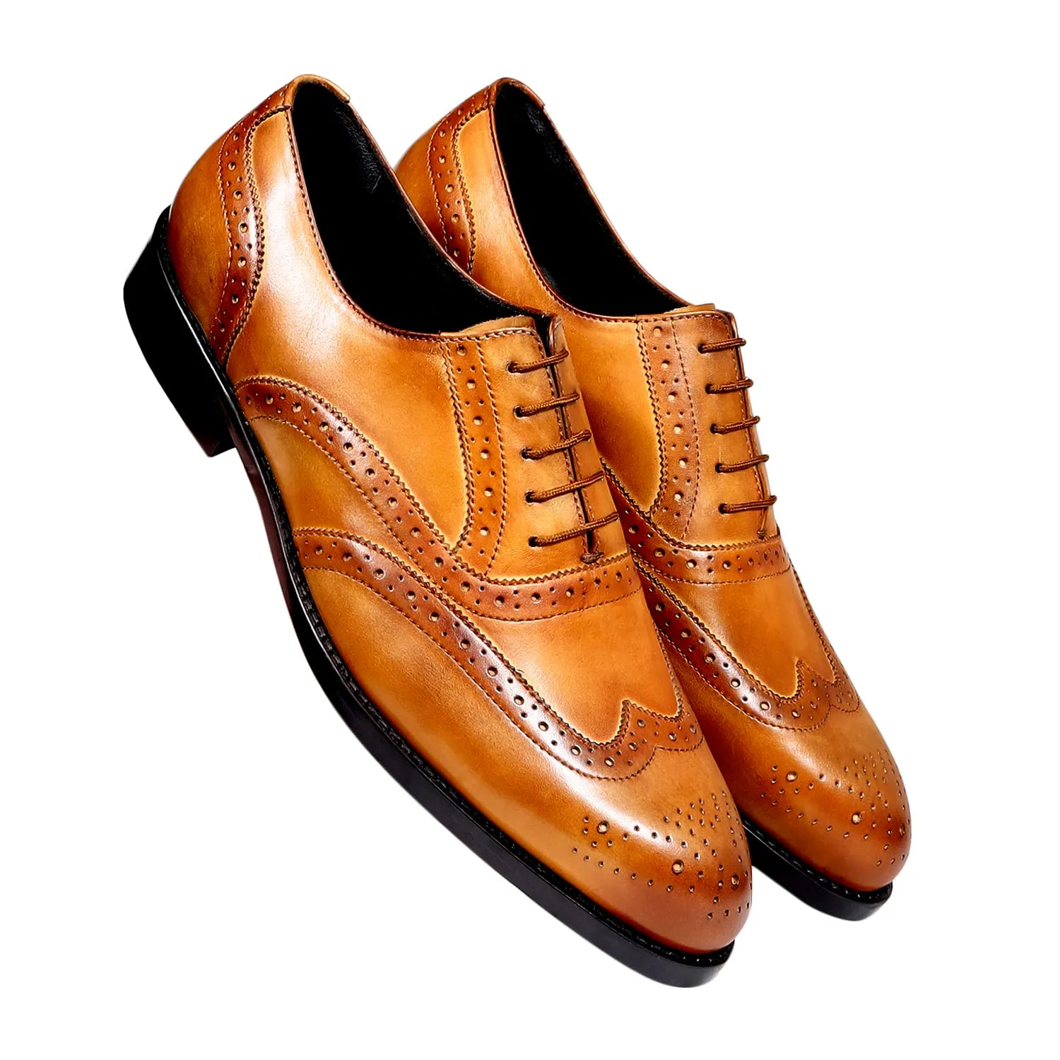 PIOKO BROGUES LIGHT BROWN