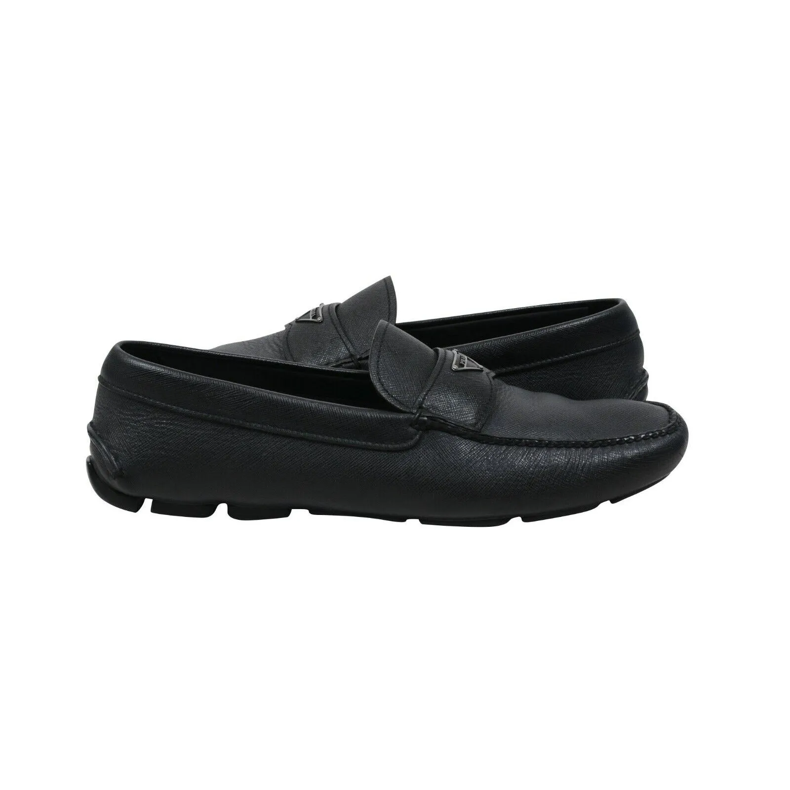 Saffiano Leather Loafer Drivers Moccasin