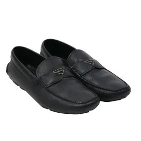 Saffiano Leather Loafer Drivers Moccasin