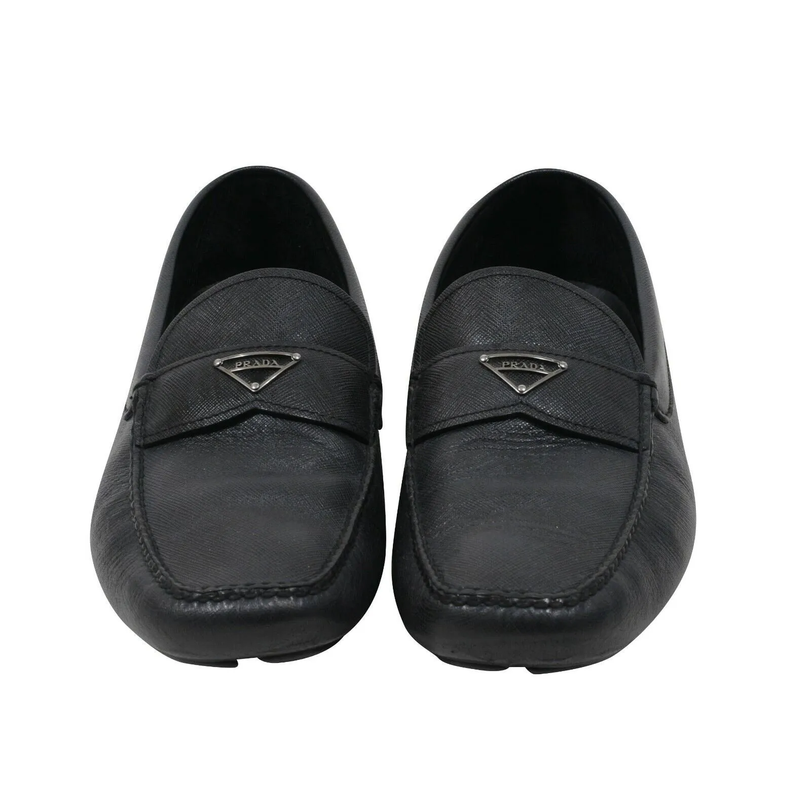 Saffiano Leather Loafer Drivers Moccasin