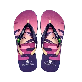 Samba Sol Men's Beach Collection Flip Flops - Copacabana