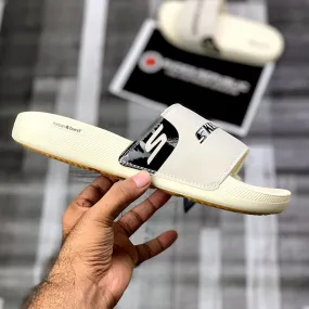 Skechers Hyperrbursst Recovery Logo Slide “Cream"