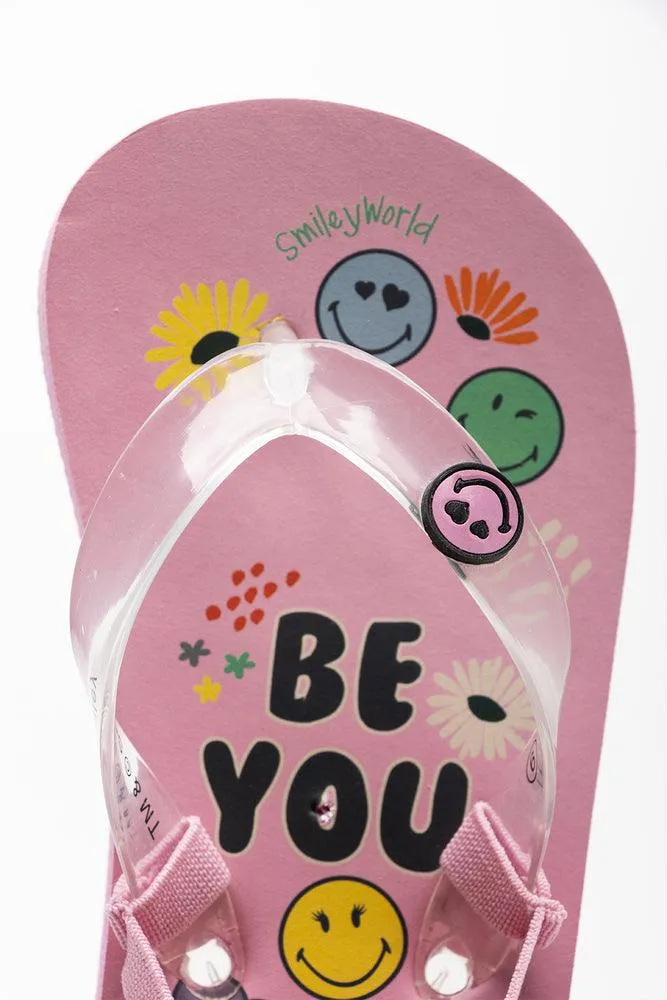 SmileyWorld Flip Flop Pink