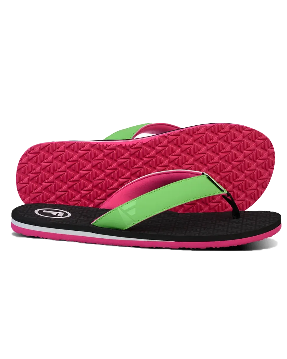 Tradd Flip Flops in Black