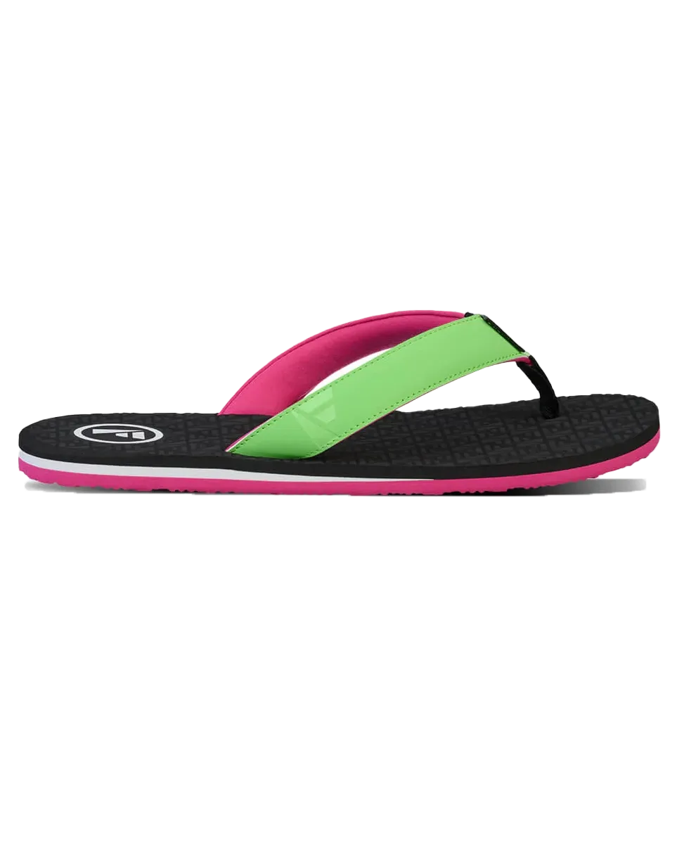 Tradd Flip Flops in Black