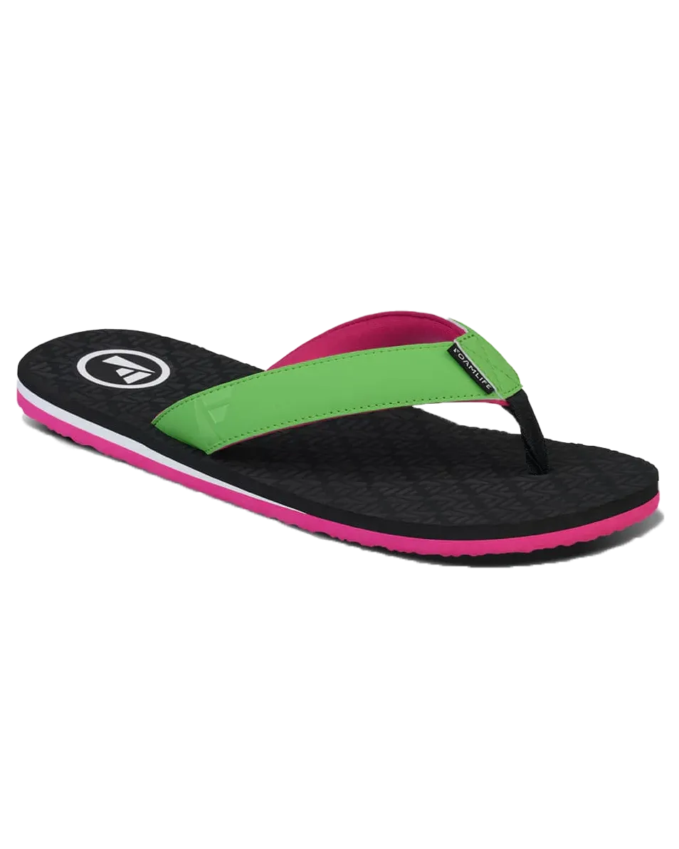 Tradd Flip Flops in Black