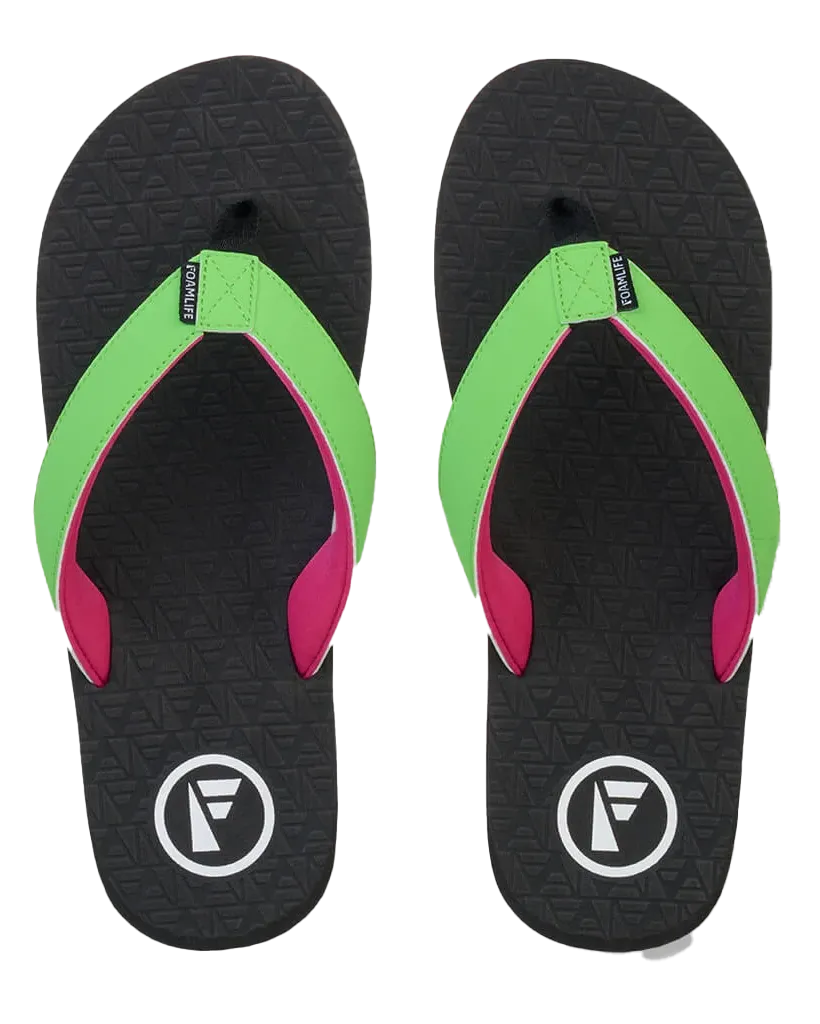 Tradd Flip Flops in Black