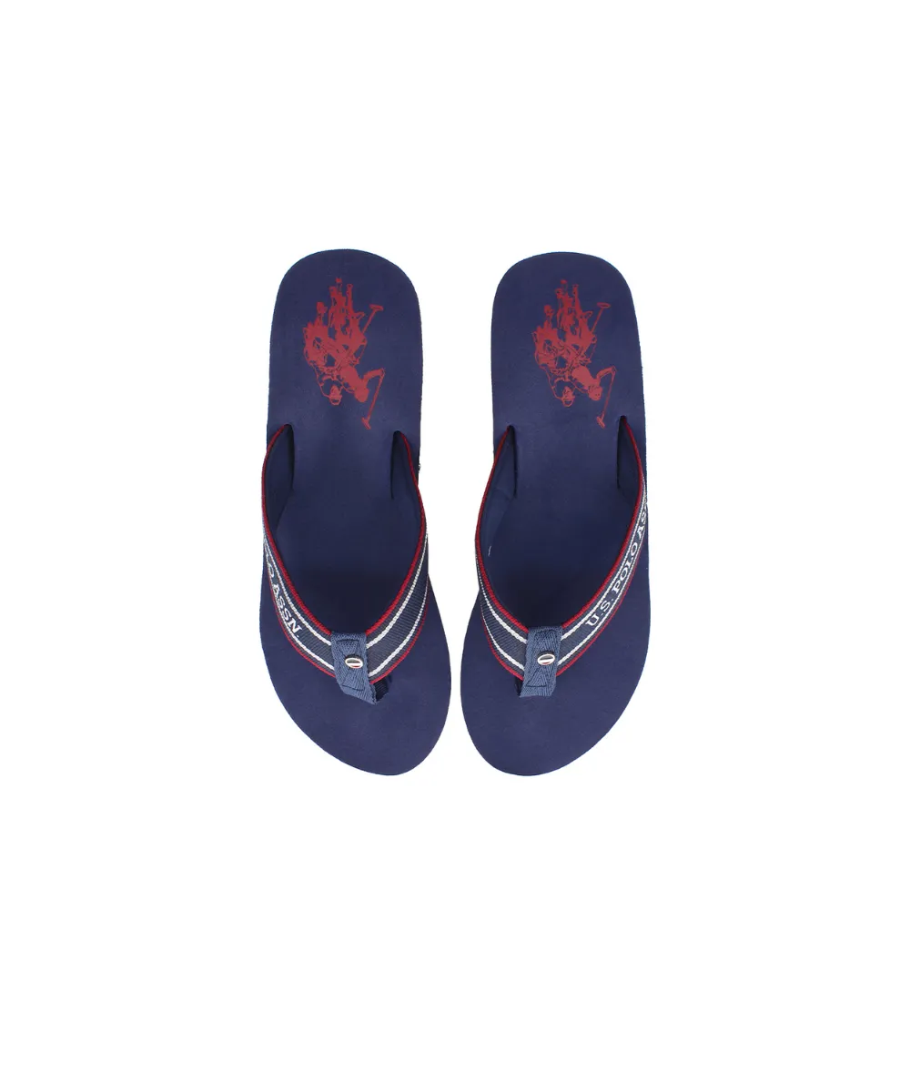 US POLO FLIP FLOP IN TEXTILE WITH EVA OUTSOLE