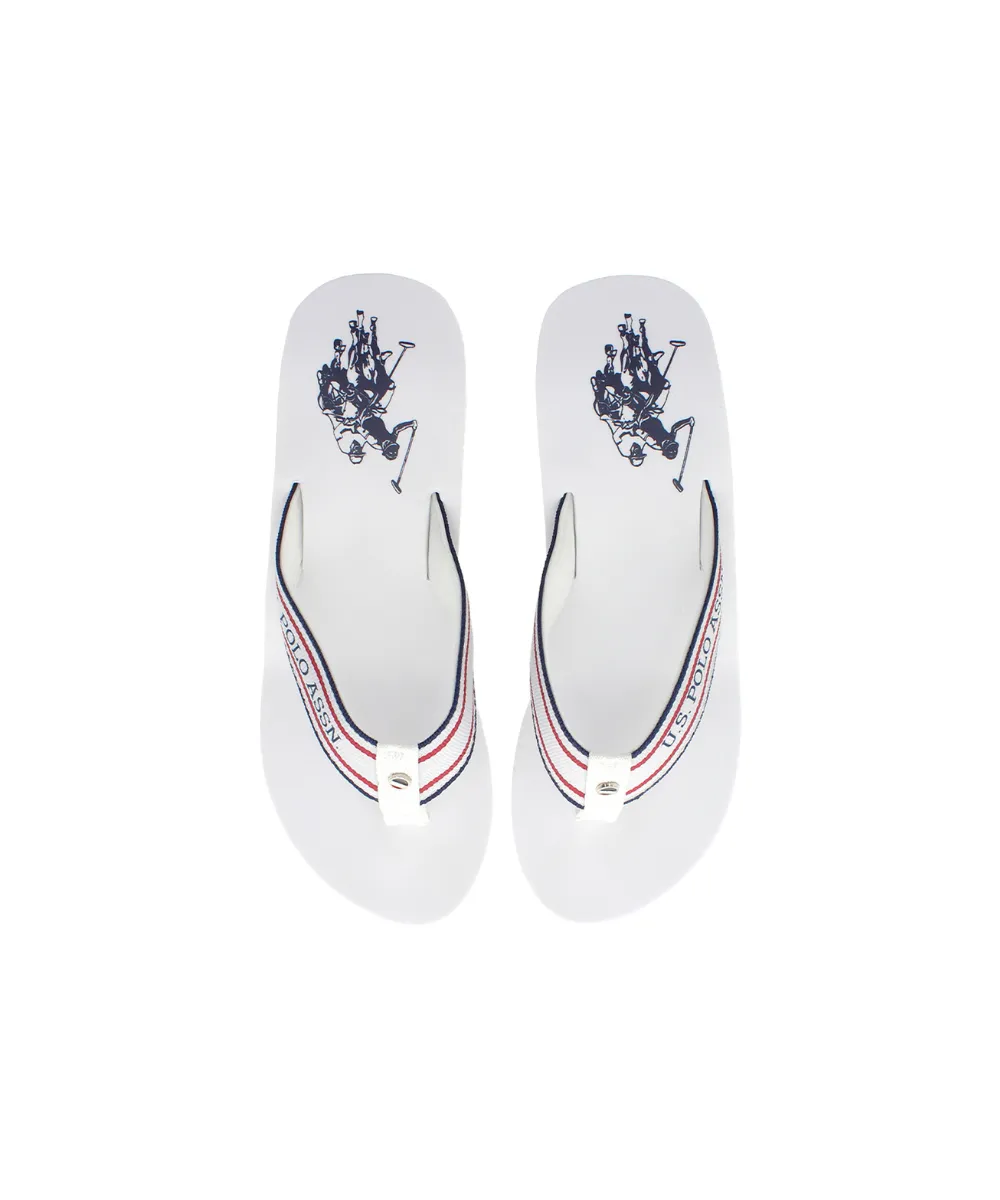 US POLO FLIP FLOP IN TEXTILE WITH EVA OUTSOLE