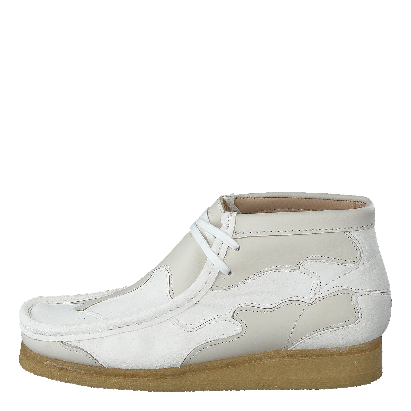 Wallabee Patch White Combi