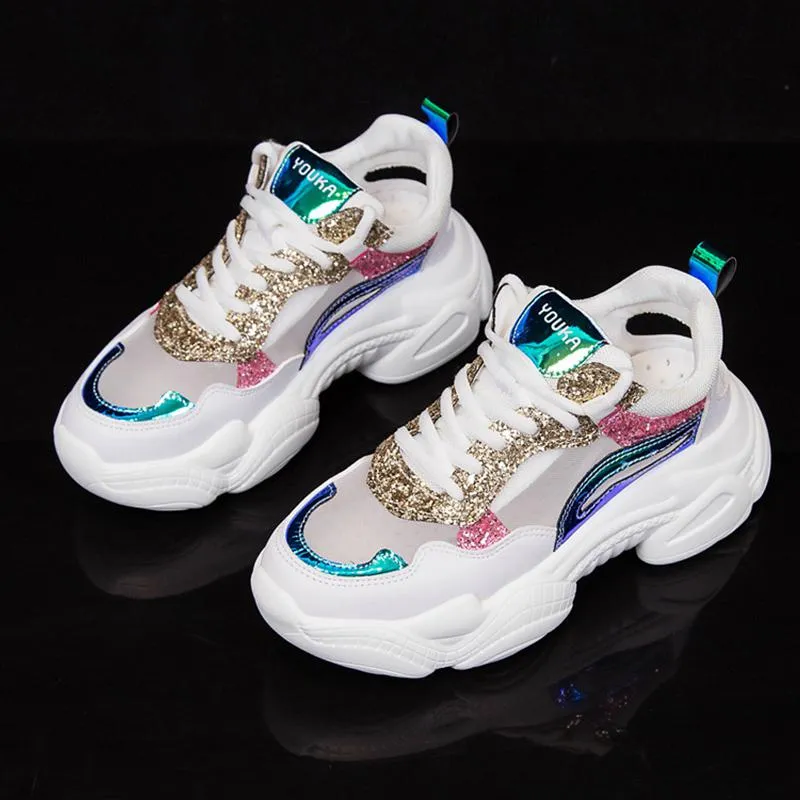 Women's Summer Shiny Sneakers